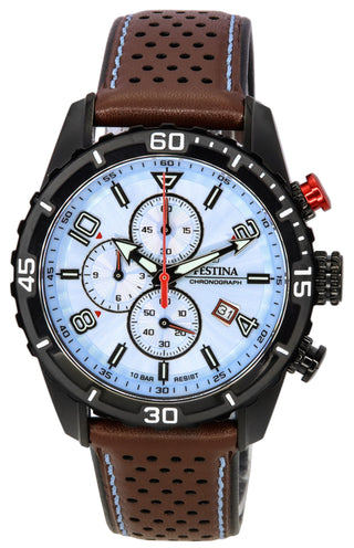 Front view of Festina F20519-1 Mens Watch on white background