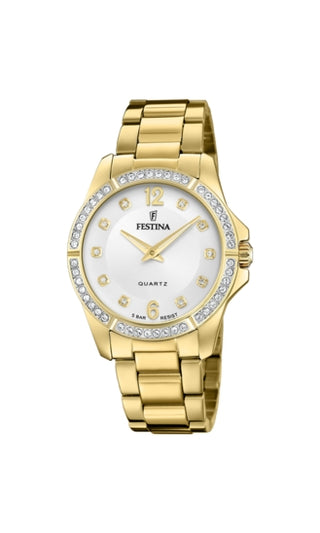 Front view of Festina F20596_1 Watch on white background