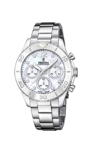 Front view of Festina F20603_1 Watch on white background