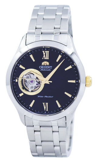 Front view of Orient Open Heart FAG03002B0 Mens Watch on white background