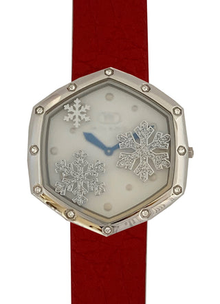 Front view of Wintex Milano Fiocco Di Neve FIOCCO DI NEVE_B ROSSO Womens Watch on white background