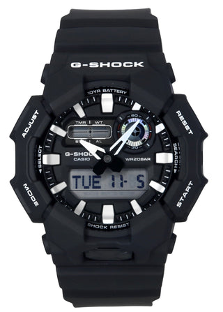 Front view of Casio GA-010-1A Mens Watch on white background