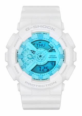 Front view of Casio GA-110TL-7A Mens Watch on white background