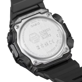 Angle shot of Casio G-Shock GA-B001-1AER Black Resin Mens Watch on white background