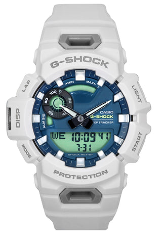 Front view of Casio GBA-900CB-7A Mens Watch on white background