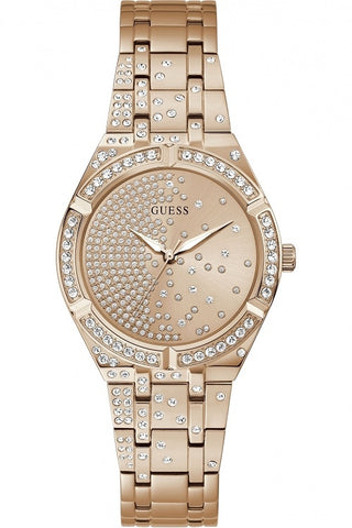 Front view of Guess Afterglow GW0312L3 Womens Watch on white background