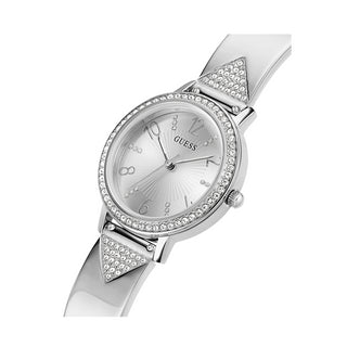 Angle shot of Guess Triluxe GW0474L1 Womens Watch on white background