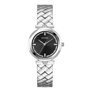 Front view of Guess Rumour GW0613L1 Steel Stainless Steel Womens Watch on white background