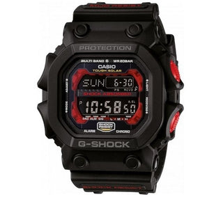 Front view of Casio G-Shock GXW-56-1AER Black Resin Mens Watch on white background