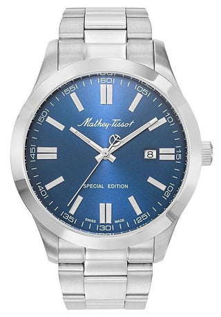 Front view of Mathey-Tissot H455ABU.-.MT Mens Watch on white background