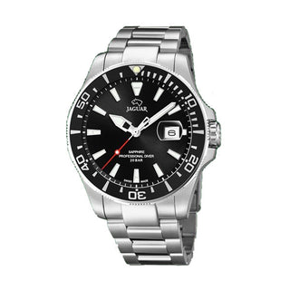 Front view of Jaguar J860_D Watch on white background