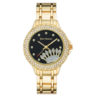 Front view of Juicy Couture JC_1282BKGB Womens Watch on white background