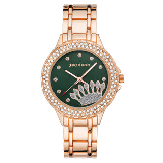 Front view of Juicy Couture JC_1282GNRG Womens Watch on white background