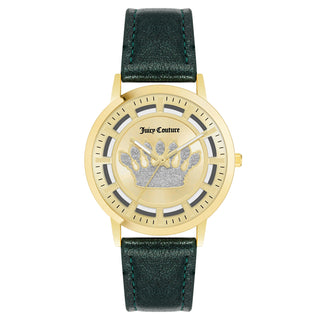 Front view of Juicy Couture JC_1344GPGN Womens Watch on white background