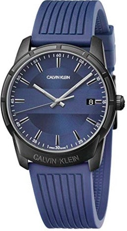 Front view of Calvin Klein Evidence K8R114VN Mens Watch on white background