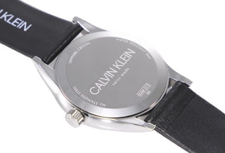 Angle shot of Calvin Klein Completion KAM211C6 Mens Watch on white background