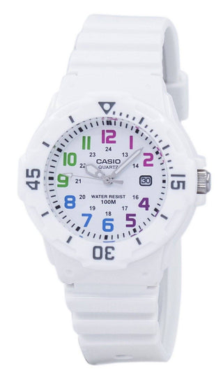 Front view of Casio Collection LRW-200H-7BVDF Womens Watch on white background