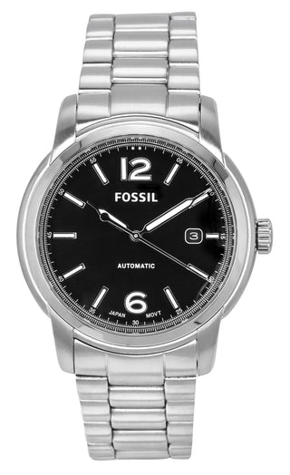 Front view of Fossil Heritage Automatic ME3223 Mens Watch on white background