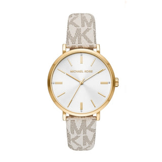 Front view of Michael Kors Addyson MK2946 Womens Watch on white background