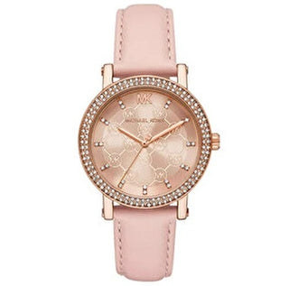 Front view of Michael Kors Corey MK2987 Womens Watch on white background