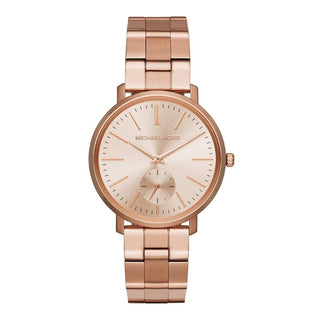 Front view of Michael Kors Jaryn MK3501 Womens Watch on white background