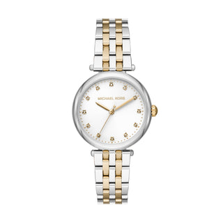 Front view of Michael Kors Diamond Darci MK4569 Womens Watch on white background