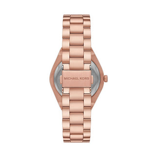 Angle shot of Michael Kors Lennox MK7392 Womens Watch on white background