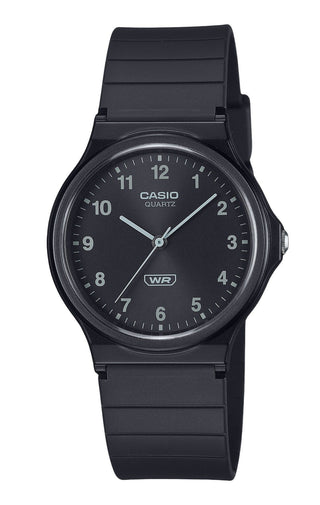 Front view of Casio MQ-24B-1B Unisex Watch on white background