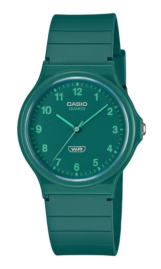 Front view of Casio MQ-24B-3B Unisex Watch on white background