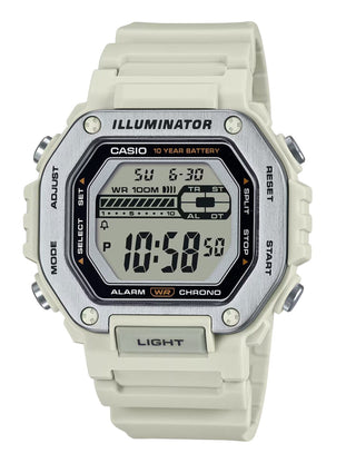 Front view of Casio MWD-110H-8AV Mens Watch on white background