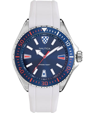 Front view of Nautica Chronograph NAPCPS902 Mens Watch on white background