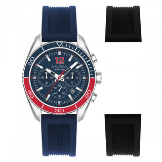 Angle shot of Nautica Chronograph NAPKBF020 Mens Watch on white background