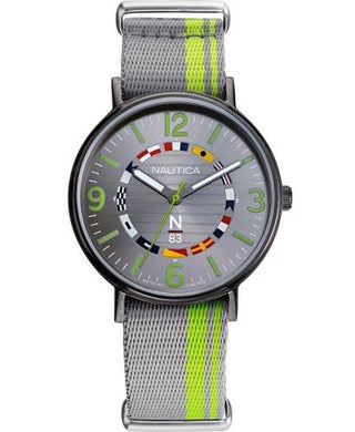 Front view of Nautica Wave Garden NAPWGS903 Mens Watch on white background