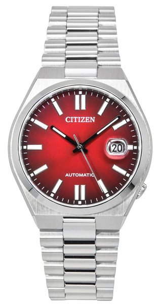 Front view of Citizen NJ0150-56W Mens Watch on white background