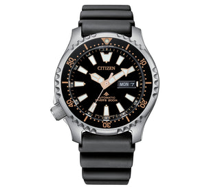 Front view of Citizen NY0160-66E Watch on white background