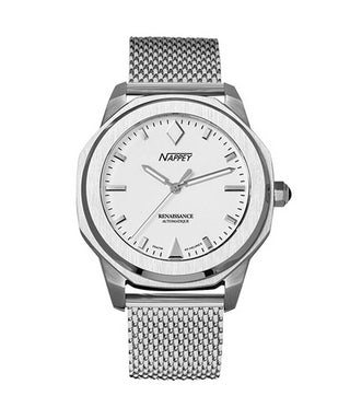 Front view of Nappey NY41-AD2M-6B2AA.-.NW Mens Watch on white background