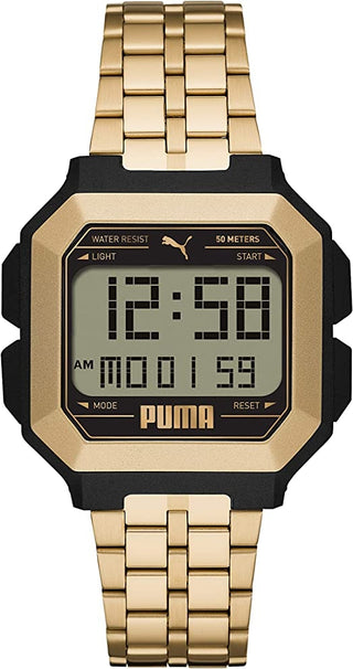 Front view of Puma Remix P5052 Mens Watch on white background