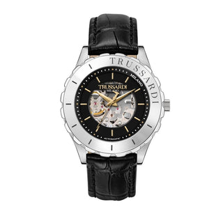 Front view of Trussardi T-Logo Automatic R2421143002 Mens Watch on white background