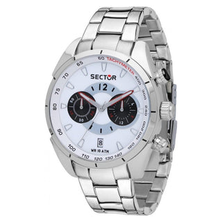 Front view of Sector Chronograph R3273794004 Mens Watch on white background