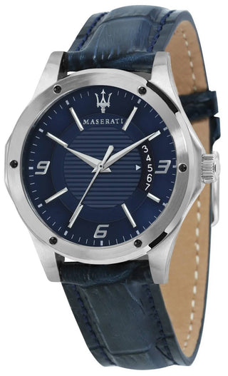 Front view of Maserati R8851127003- Mens Watch on white background