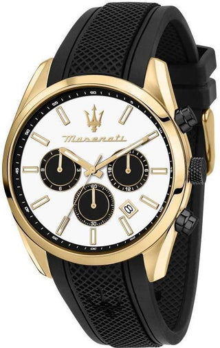 Front view of Maserati R8851151001- Mens Watch on white background