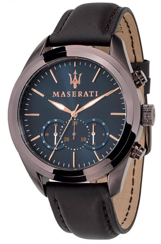 Front view of Maserati R8871612008- Mens Watch on white background