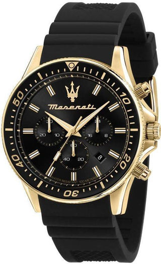 Front view of Maserati R8871640001- Mens Watch on white background