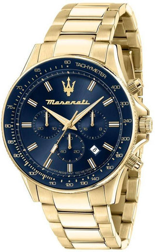 Front view of Maserati R8873640008- Mens Watch on white background