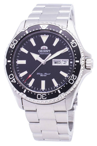 Front view of Orient Mako Iii RA-AA0001B19B Mens Watch on white background