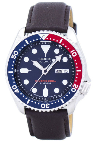 Front view of Seiko SKX009J1-VAR-LS11 Mens Watch on white background