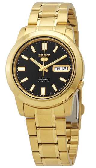 Front view of Seiko SNKK22K1 Mens Watch on white background