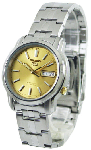 Front view of Seiko SNKL81K1 Mens Watch on white background