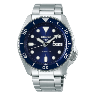 Front view of Seiko 5 Sports SRPD51K1 Mens Watch on white background