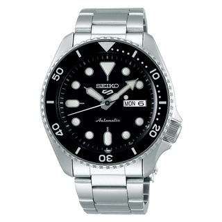 Front view of Seiko 5 Sports SRPD55K1 Watch on white background